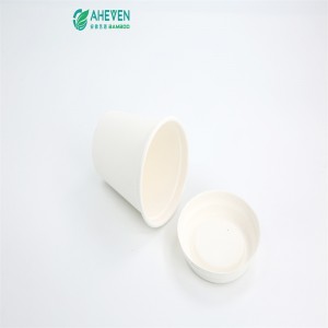 China Manufacture of Natural Disposable Eco Sugarcane Bagasse Cups 8 oz