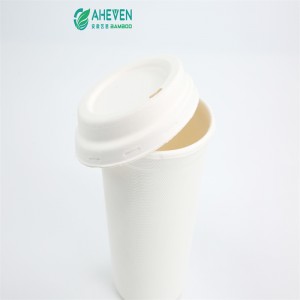 China Manufacture of Natural Disposable Eco Sugarcane Bagasse Cups 8 oz