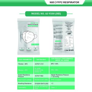 Disposable Earloop Foldable and Breathable FFP2 Face Masks