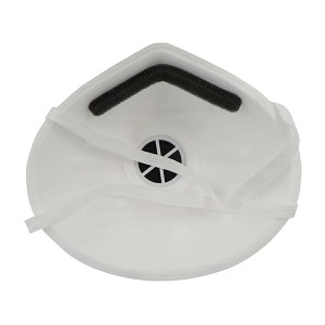 Adjustable disposable FFP2 face mask with valve