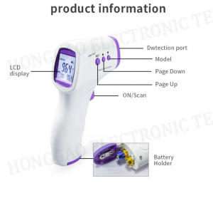 Medical infrared forehead temperature for hospital