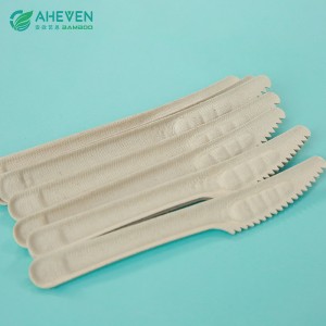 High Quality Eco Friendly Disposable Cutlery Bagasse Knife Fork Spoon