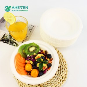 Wholesale Natural 350ML Pulp Sugarcane Fiber Pulp Bagasse Salad Bowl