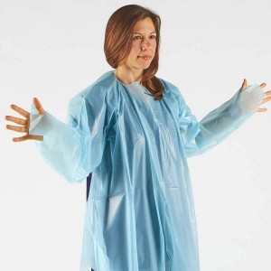 Gowns Surgical Nonsterile - Polyethylene, Level 1, Disposable, Non-Surgical Isolation Gowns, Blue – AH-Center