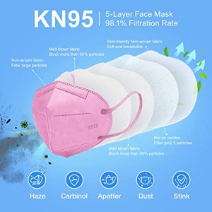 Colorful Comfortable Breathable Mascarillas KN95 Mask