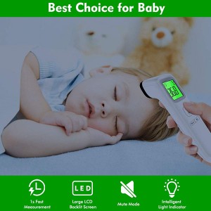 Non-Contact Temporal Thermometer with Instant Accurate Reading