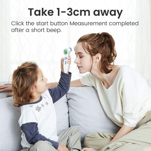 Low MOQ for China Infrared Thermometer Baby Temperature Measuring Gun Non Contact Infrared Digital Forehead Thermometer