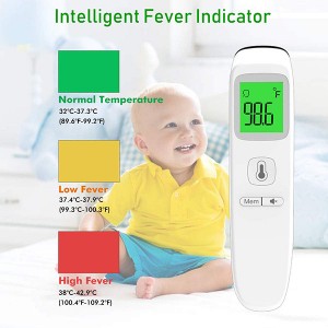 Non-Contact Temporal Thermometer with Instant Accurate Reading