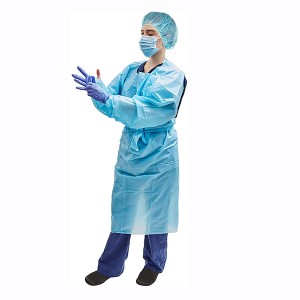 Medical surgical gown sms surgical gowns medical nonwoven fabric patient gowns medical apron