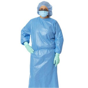 factory customized Disposable Wraparound Surgical Gown - Disposable medical gowns sterile disposable surgical gown level-3 surgical gown – AH-Center