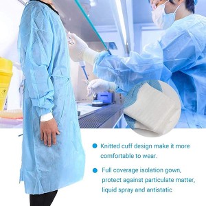 Surgical disposable gown level 4 surgical gown isolation gowns reusable gowns surgical