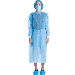 High definition Surgical Drapes And Gown - Non-Surgical Disposable Isolation Gown with Elastic Cuff, Level 1, Blue – AH-Center