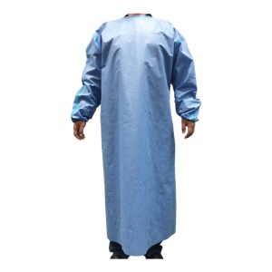 Factory made hot-sale Reinforced Surgical Isolation Gown - Reusable medical non woven gown waterproof surgical gowns – AH-Center