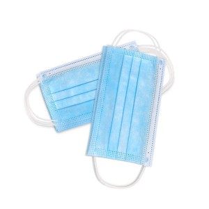 China Factory Driect Supply 3 layer  Non Woven Face Mask Earloop Non Woven Disposable Mask