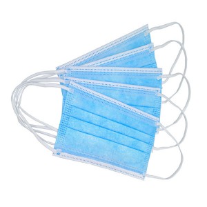 China Factory Driect Supply 3 layer  Non Woven Face Mask Earloop Non Woven Disposable Mask